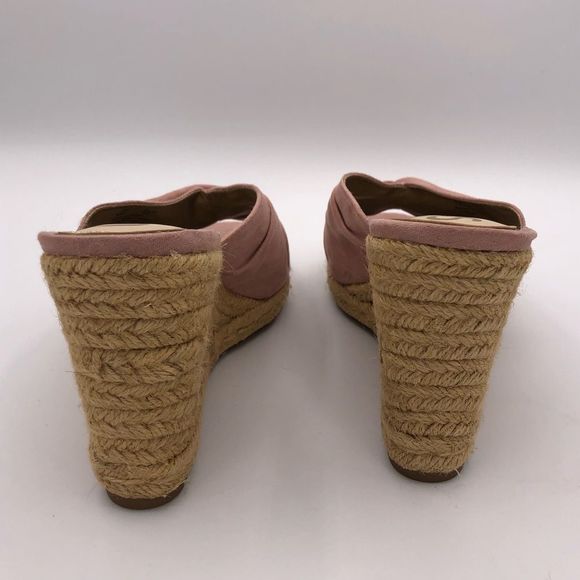 Circus Sam Edelman Bea Wedge Espadrilles in Cameo Pink Shoes size 8 - Picture 4 of 11